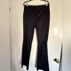 House of Harlow Satin Acetate pull on boot cut pants
